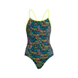 Funkita - Colour Run - Girls Eco Diamond Back One Piece