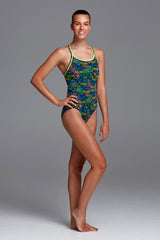 Funkita - Colour Run - Ladies Eco Diamond Back One Piece