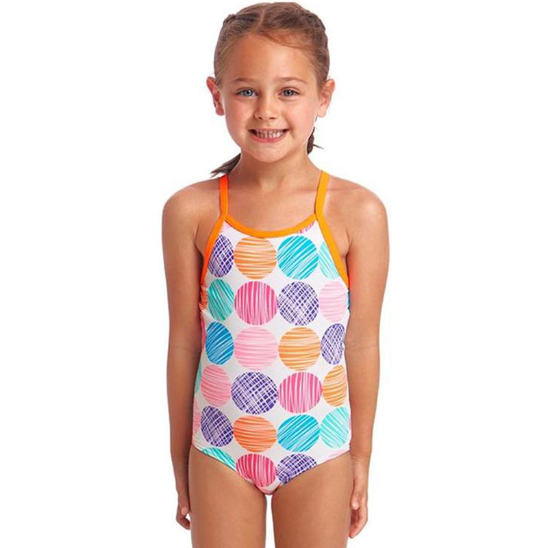 Funkita - Cotton Candy - Toddler Girls Printed One Piece