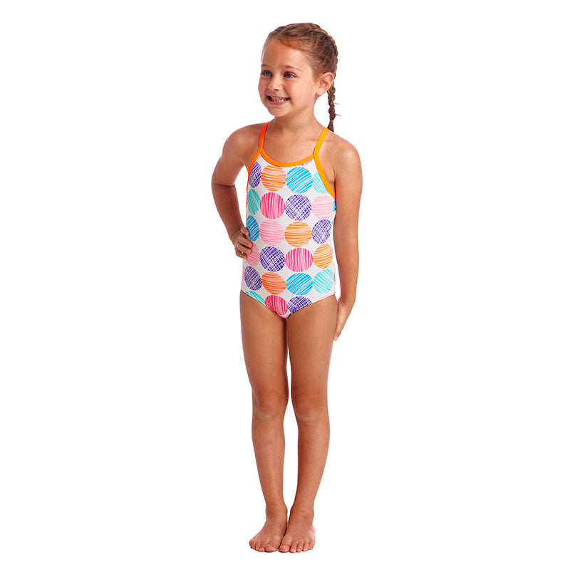 Funkita - Cotton Candy - Toddler Girls Printed One Piece