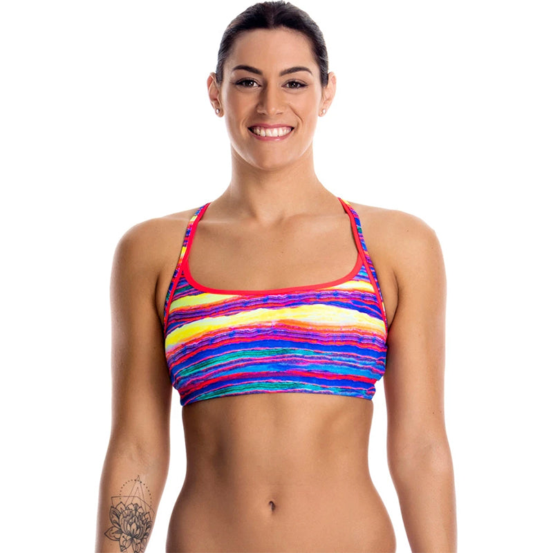 Funkita - Crystal Wave - Ladies Bikini Sports Top