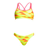Funkita - Custard Tart - Girls Criss Cross Two Piece