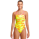 Funkita - Custard Tart - Ladies Eco Strapped In One Piece