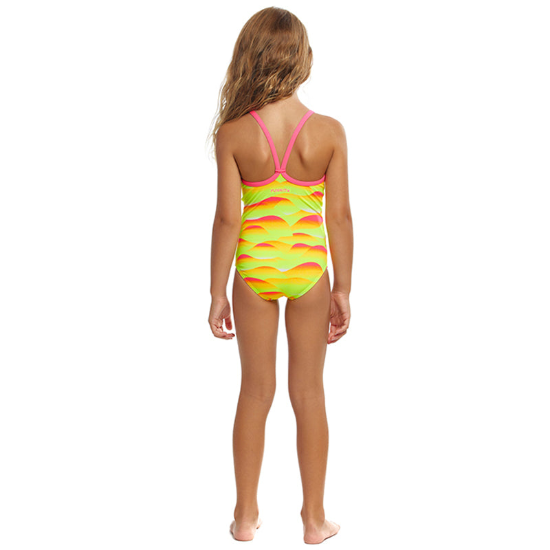 Funkita - Custard Tart - Toddler Girls Eco Printed One Piece