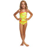Funkita - Custard Tart - Toddler Girls Eco Printed One Piece