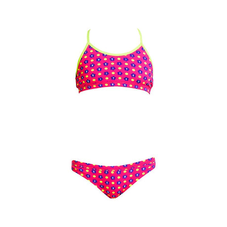 Funkita - Daisy Dots - Girls Racerback Two Piece