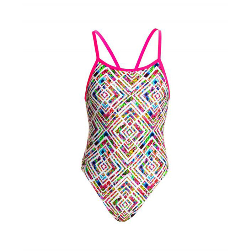 Funkita - Daisy Maze - Girls Single Strap One Piece