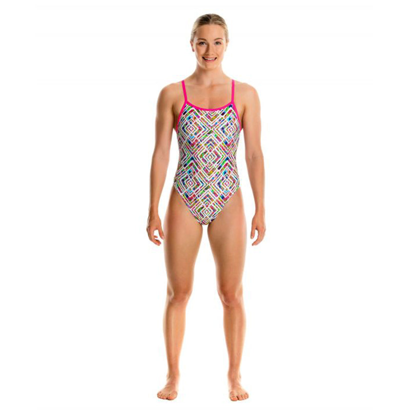 Funkita - Daisy Maze - Girls Single Strap One Piece