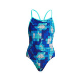 Funkita - Deep Impact - Girls Diamond Back One Piece
