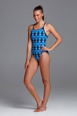 Funkita - Dive Master - Ladies Eco Diamond Back One Piece