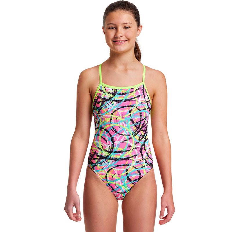 Funkita - Donut Delight - Girls Tie Me Tight One Piece