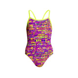 Funkita - Dotty Dash - Girls Single Strap One Piece