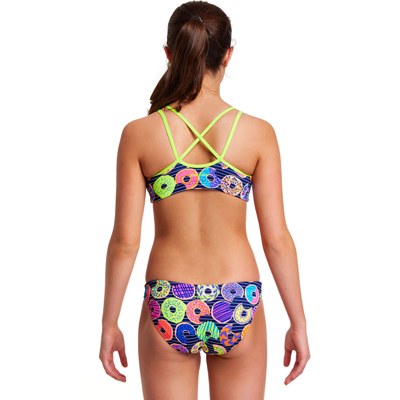 Funkita - Dunking Donuts - Girls Criss Cross Two Piece