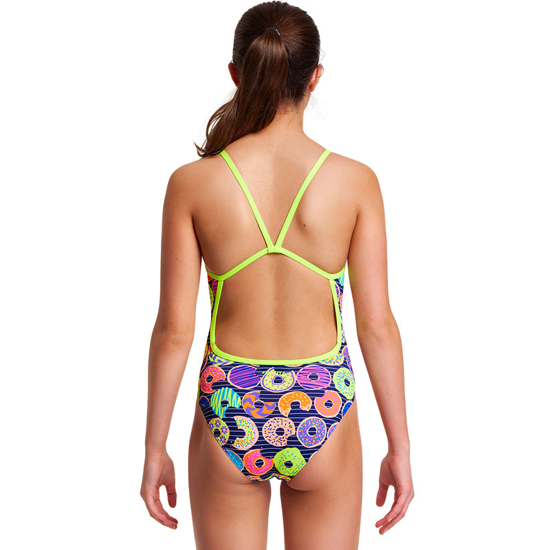 Funkita - Dunking Donuts - Girls Single Strap One Piece