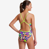 Funkita - Dunking Donuts - Girls Single Strap One Piece