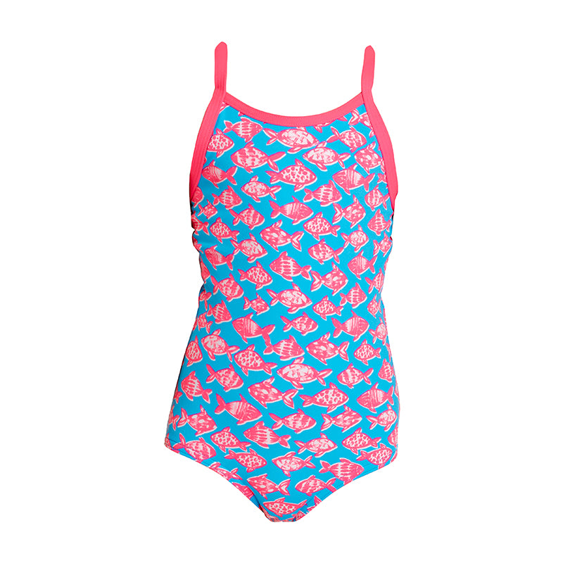 Funkita - Fancy Fish - Toddler Girls Printed One Piece