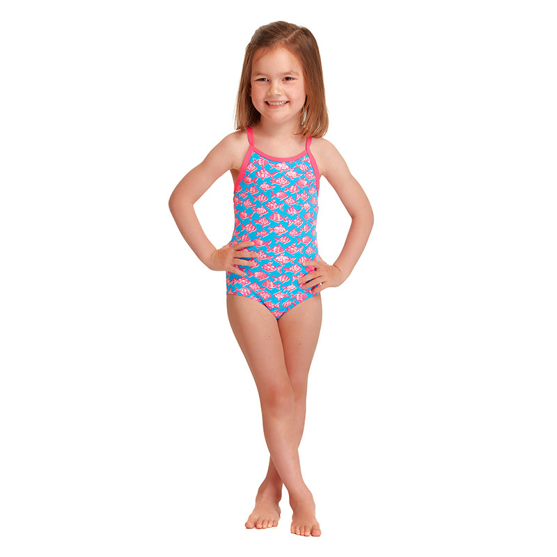 Funkita - Fancy Fish - Toddler Girls Printed One Piece