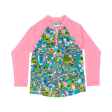 Funkita - Feather Fairy - Toddler Girls Zippy Rash Vest