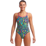 Funkita - Feather Fiesta - Ladies Diamond Back One Piece
