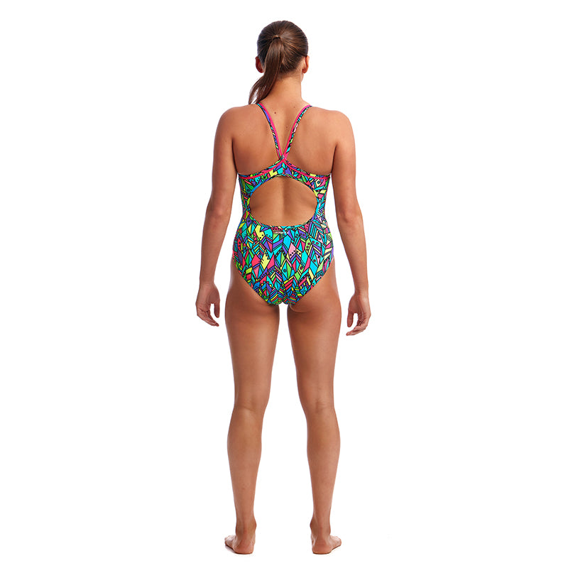 Funkita - Feather Fiesta - Ladies Diamond Back One Piece