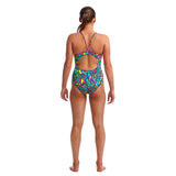 Funkita - Feather Fiesta - Ladies Diamond Back One Piece