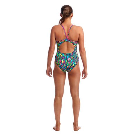 Funkita - Feather Fiesta - Ladies Diamond Back One Piece