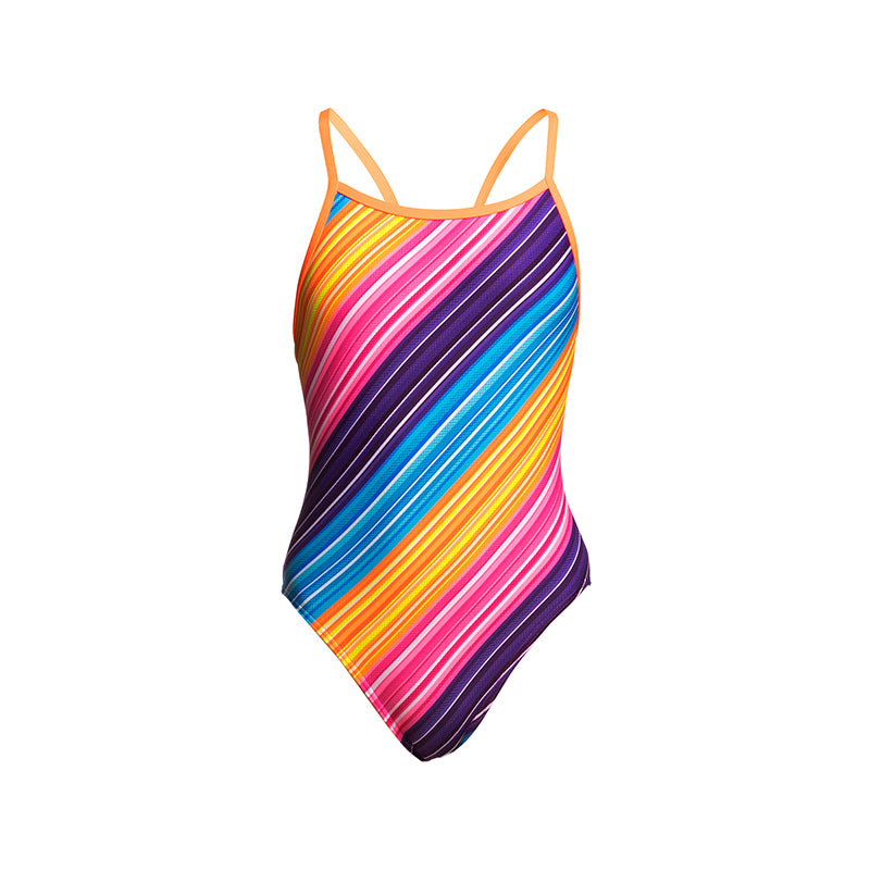 Funkita - Fine Lines - Girls Single Strap One Piece