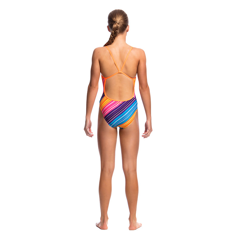 Funkita - Fine Lines - Girls Single Strap One Piece