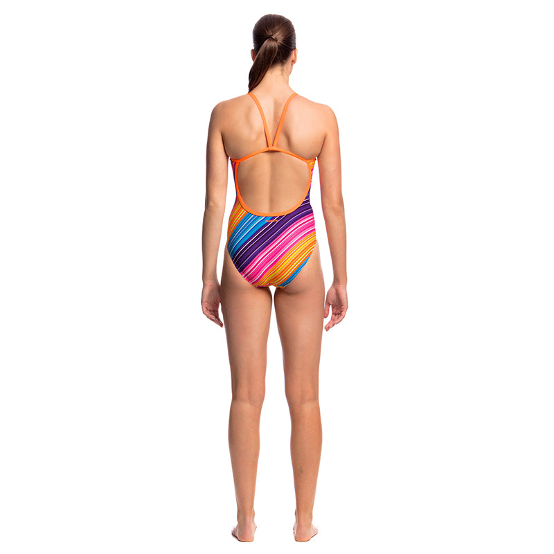 Funkita - Fine Lines - Ladies Single Strap One Piece
