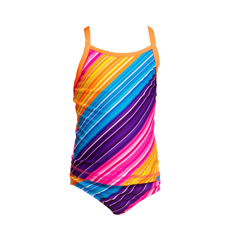 Funkita - Fine Lines - Toddlers Girls Tankini Two Piece
