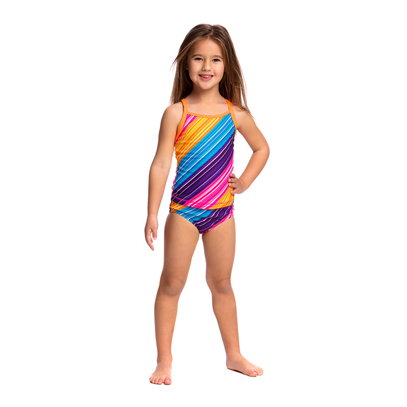 Funkita - Fine Lines - Toddlers Girls Tankini Two Piece