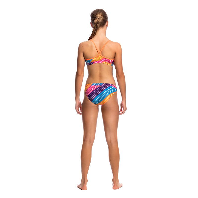 Funkita - Fine Lines - Girls Racerback Two Piece