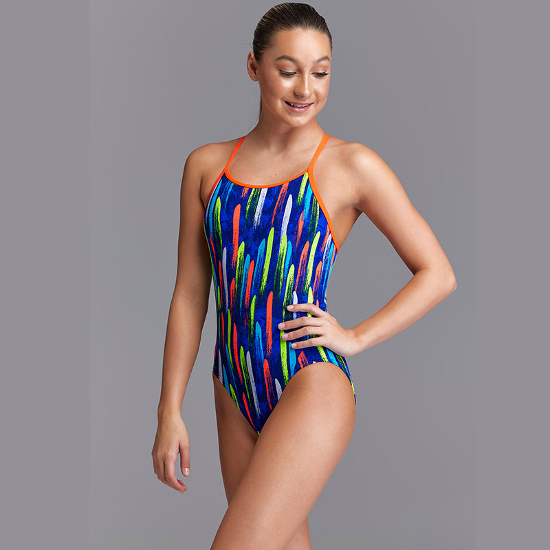 Funkita - Fire Cracker - Girls Diamond Back One Piece