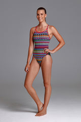 Funkita - Fire Tribe - Ladies Diamond Back One Piece
