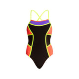 Funkita - Flame Thrower - Ladies Colour Block One Piece