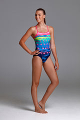 Funkita - Flamingo Flood - Ladies Single Strap One Piece