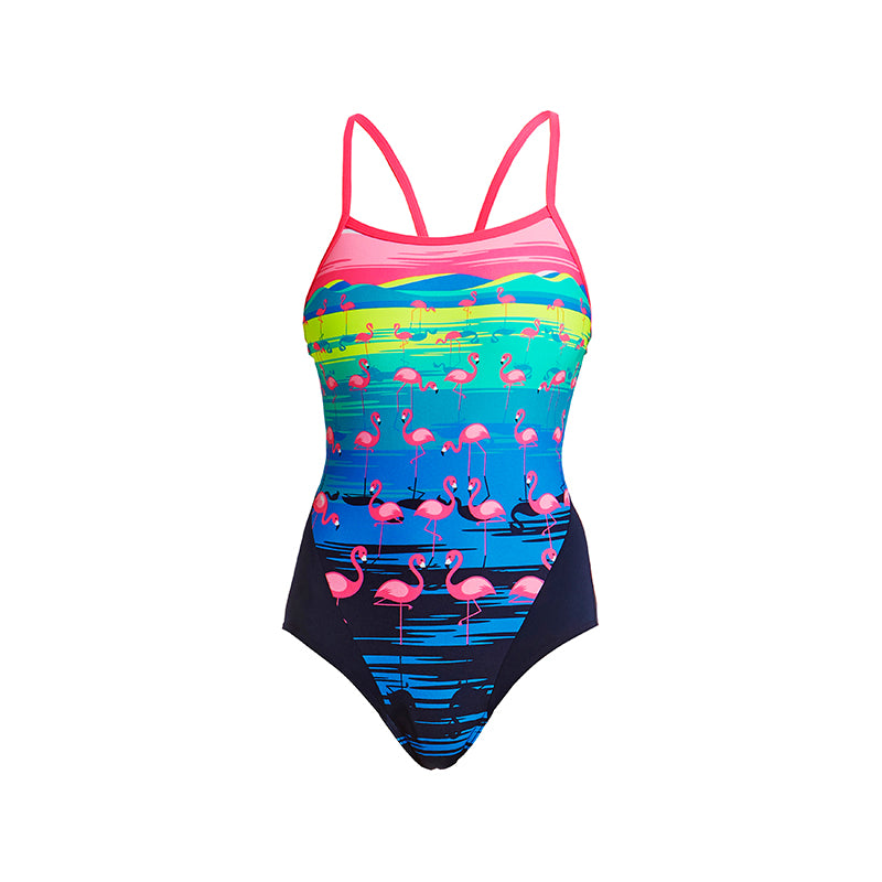 Funkita - Flamingo Flood - Ladies Single Strap One Piece