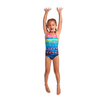 Funkita - Flamingo Flood - Toddler Girls Printed One Piece
