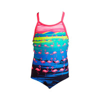 Funkita - Flamingo Flood - Toddler Girls Printed One Piece