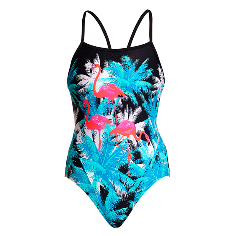 Funkita - Flamingo Night - Ladies Single Strap One Piece
