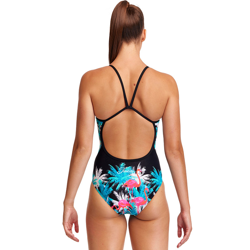 Funkita - Flamingo Night - Ladies Single Strap One Piece