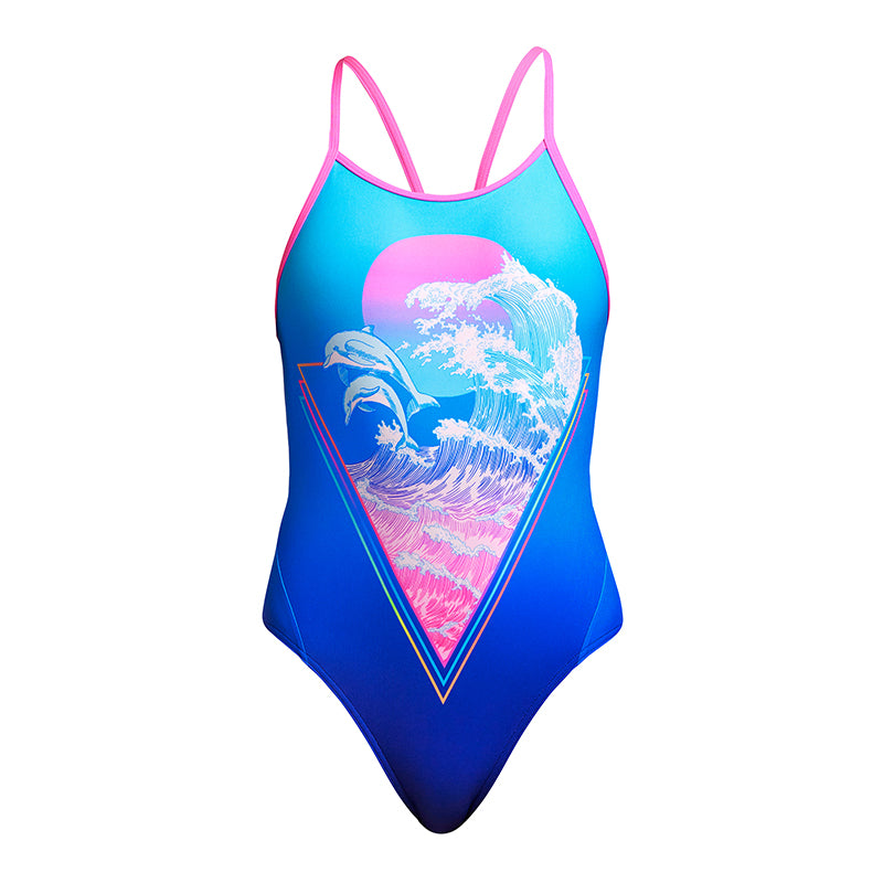 Funkita - Flying Flipper - Girls Diamond Back One Piece