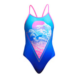 Funkita - Flying Flipper - Girls Diamond Back One Piece