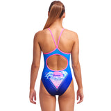 Funkita - Flying Flipper - Girls Diamond Back One Piece