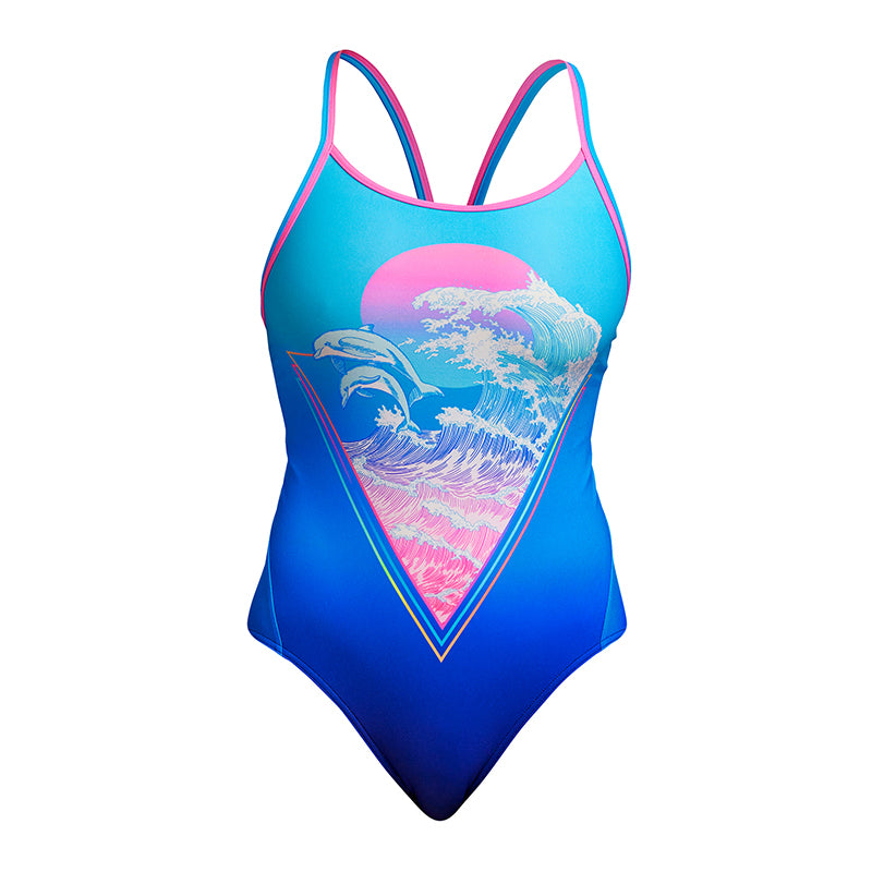 Funkita - Flying Flipper - Ladies Diamond Back One Piece