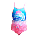 Funkita - Flying Flipper - Toddler Girls Printed One Piece