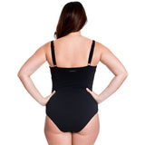 Funkita Form - Still Black - Ladies Ruched One Piece
