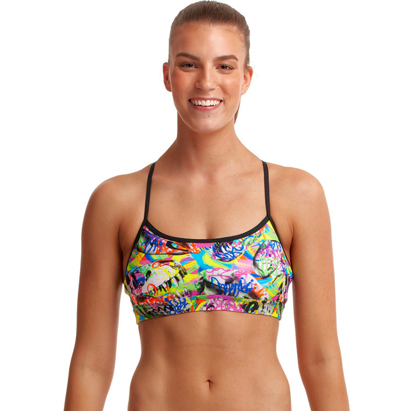 Funkita - Fossil Fuel - Ladies Swim Crop Top