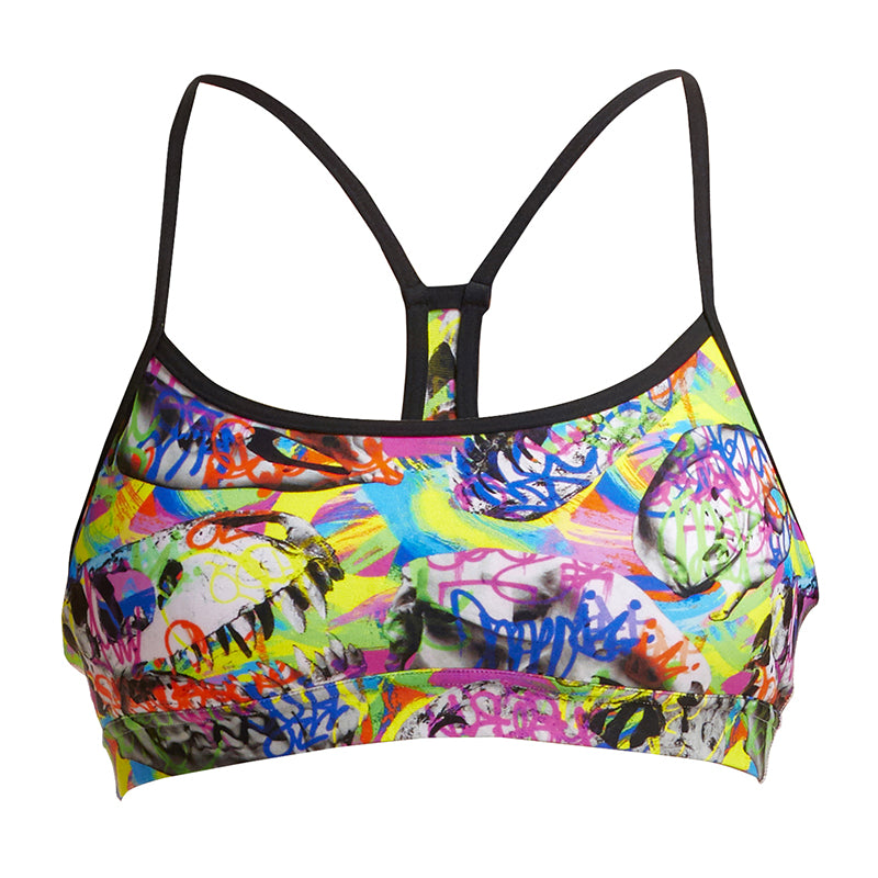 Funkita - Fossil Fuel - Ladies Swim Crop Top