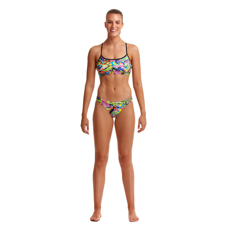 Funkita - Fossil Fuel - Ladies Swim Crop Top